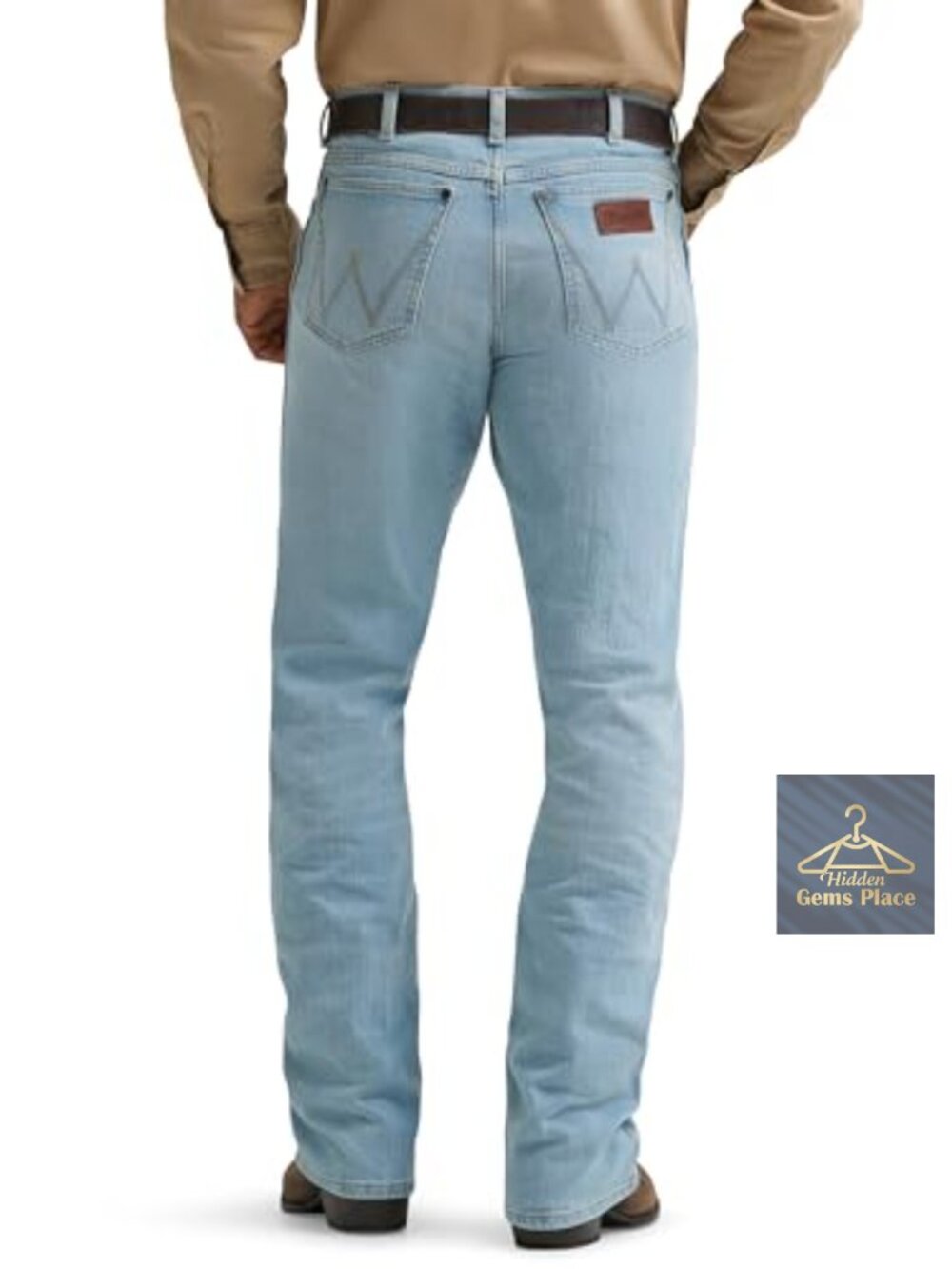 Wrangler Retro Relaxed Fit Boot Cut Jeans - Picture 2 of 6